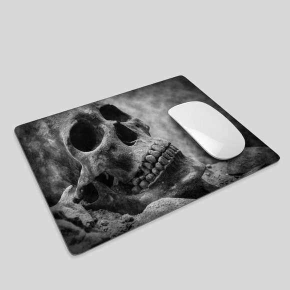 Gaming Mousepad Black Scary Skull,Mouse Pads for Computers Laptop Gaming Office - Picture 3 of 7